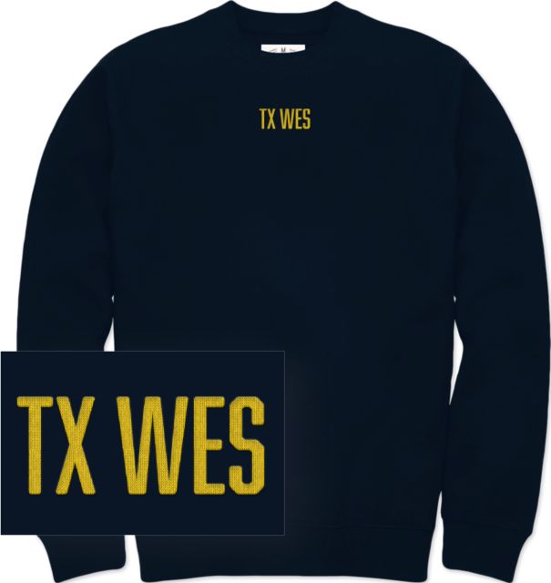 Texas Wesleyan University Chainstitch Crewneck Sweatshirt