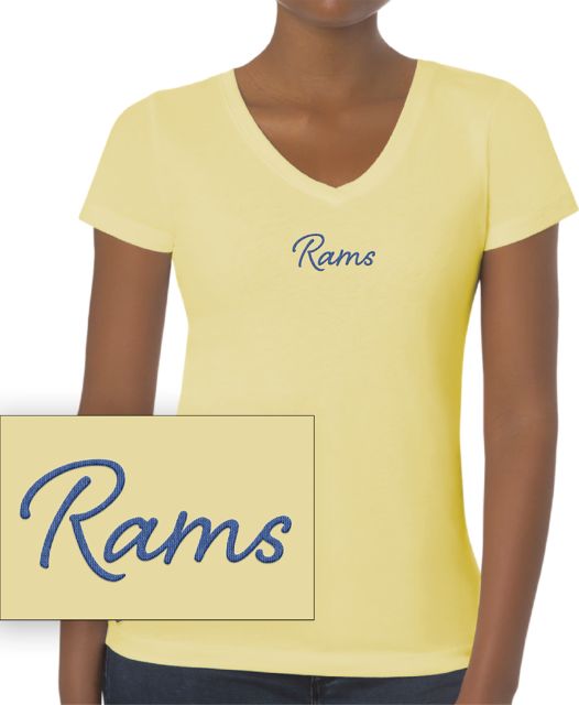 Texas Wesleyan University Chainstitch Women's Short Sleeve T-Shirt