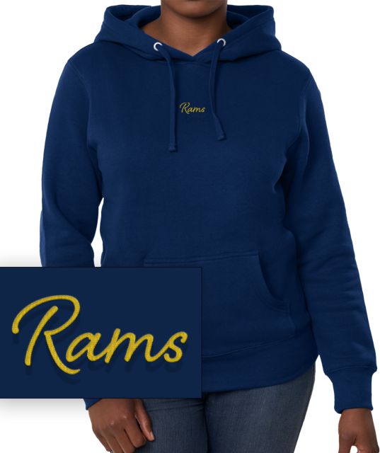 Texas Wesleyan University Chainstitch Women's Hooded Sweatshirt