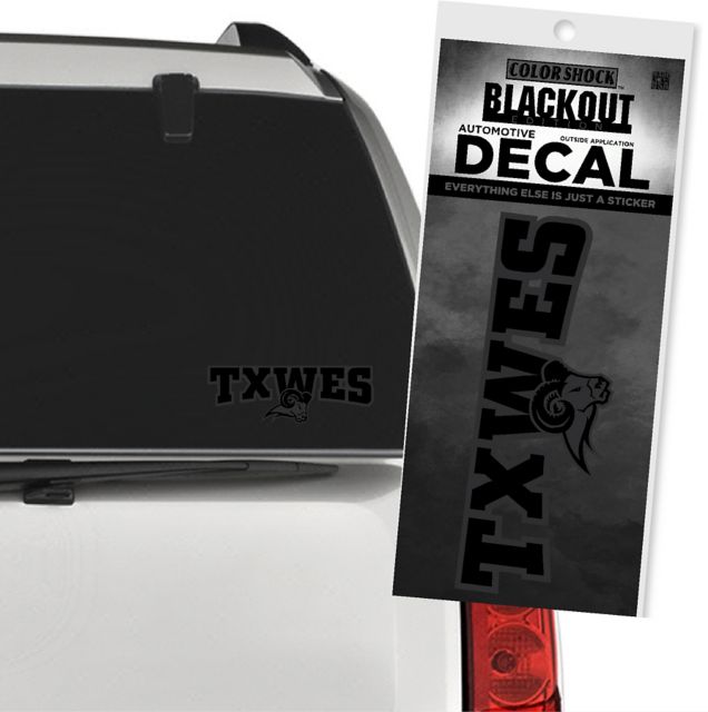 Texas Wesleyan University Rams Decal