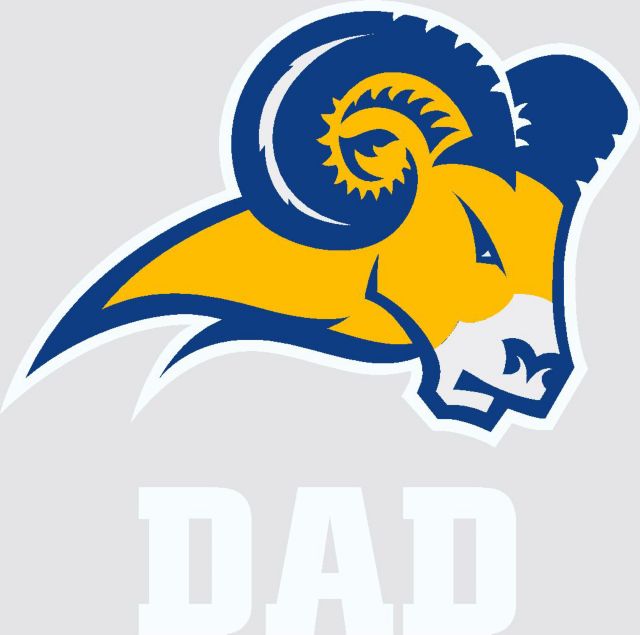 Texas Wesleyan University Rams Dad Decal