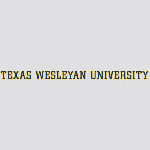 Texas Wesleyan University Strip Decal