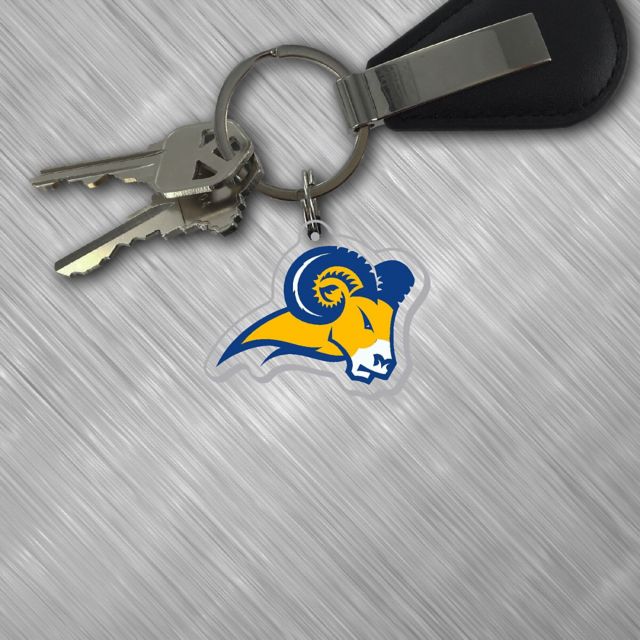 Texas Wesleyan University Rams Keychain