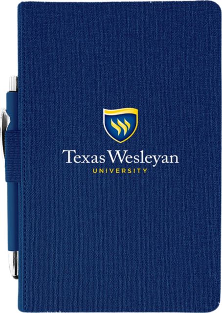 Texas Wesleyan University Rams Journal with Pen