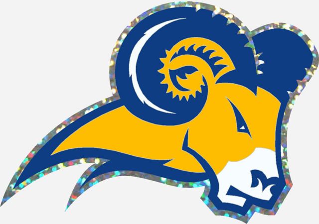 Texas Wesleyan University Rams Hologram Decal