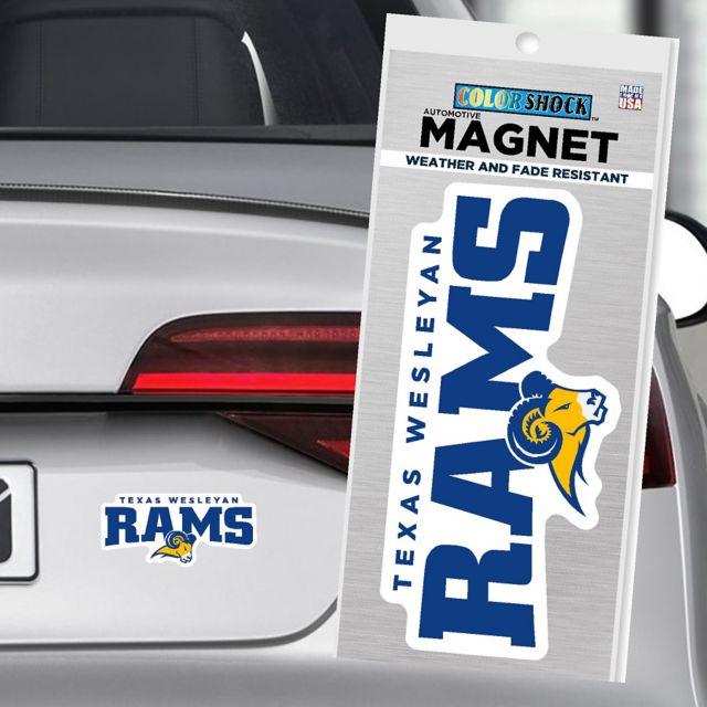 Texas Wesleyan University 4x4 Magnet