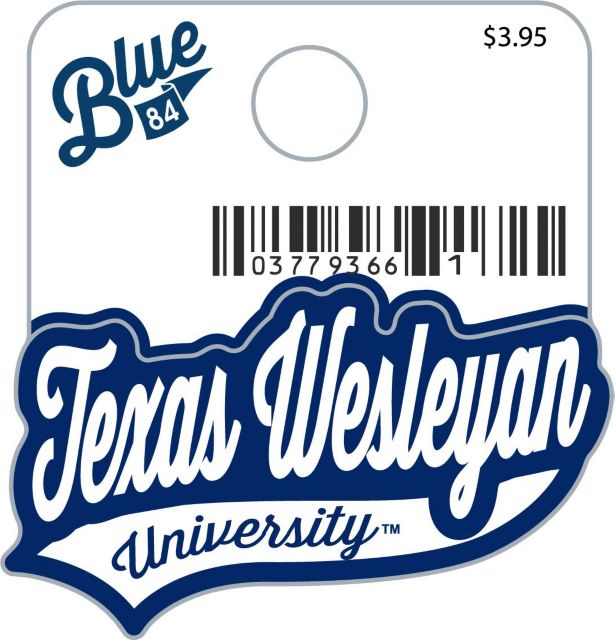 Texas Wesleyan University Mini Sticker
