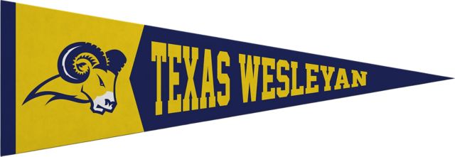 Texas Wesleyan University 5x15 Rams Pennant