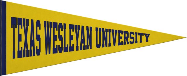 Texas Wesleyan University 12x30 Pennant