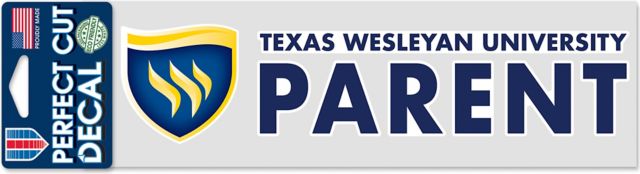 Texas Wesleyan University 3x10 Parent Decal