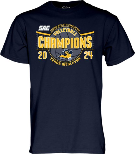 Texas Wesleyan University Women's Volleyball 2024 SAC Champions Short Sleeve T-Shirt