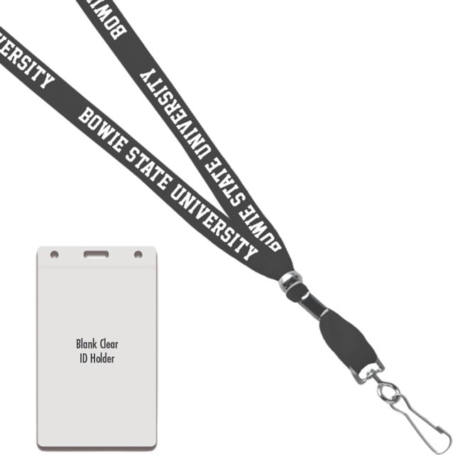 Bowie State University Card Dispenser Lanyard