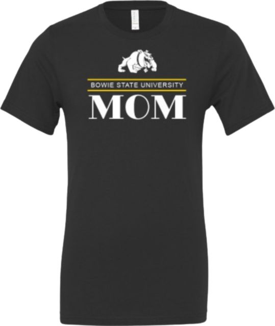 Bowie State University Bulldogs Mom Short Sleeve T-Shirt