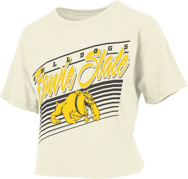 Bowie State University Bulldogs Women's Cropped Short Sleeve T-Shirt