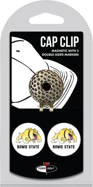 Bowie State University Golf Cap Clip and Ball Marker Set