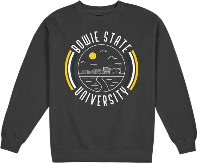 Bowie State University Pigment Dyed Fleece Crewenck - ONLINE ONLY
