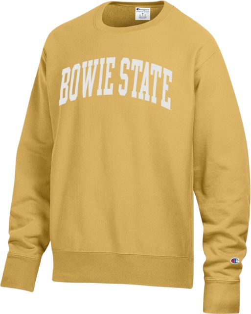 Bowie State University Reverse Weave Crewneck Sweatshirt