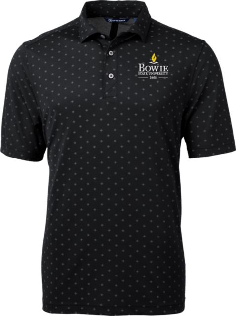 Bowie State University Virtue Eco Pique Tile Print Polo
