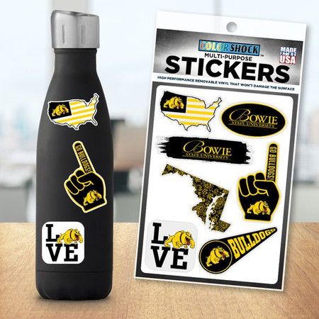 Bowie State University 7.5'' x 7.5'' Sticker Sheet