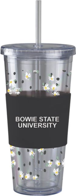 Bowie State University Acrylic Tumbler with Straw