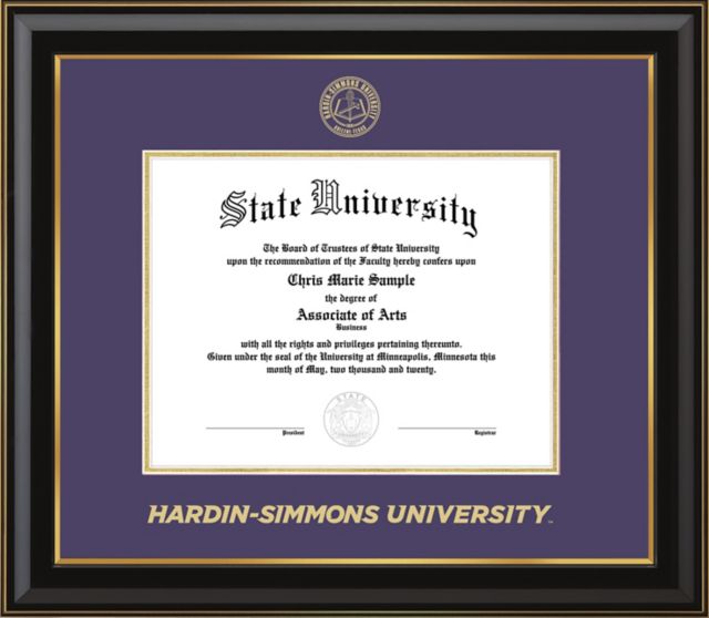 Hardin-Simmons University Classic Diploma Frame