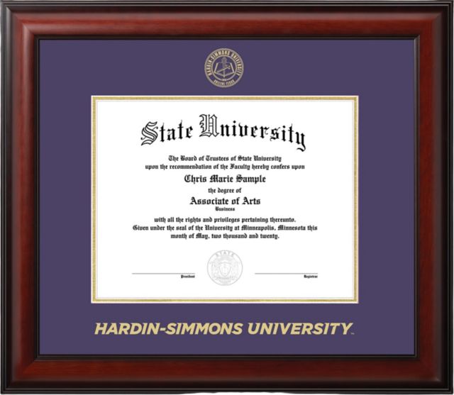 Hardin-Simmons University 11 in. x 8.5 in. Diploma Frame