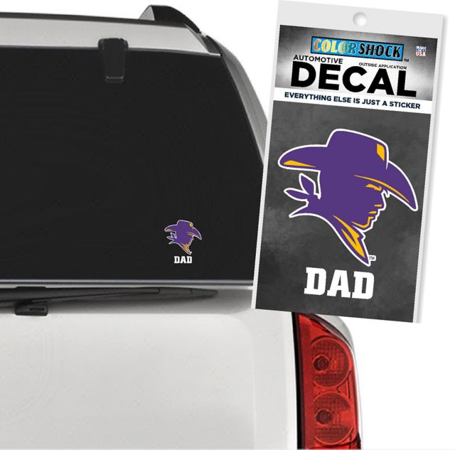 Hardin-Simmons University Cowboys Dad Decal