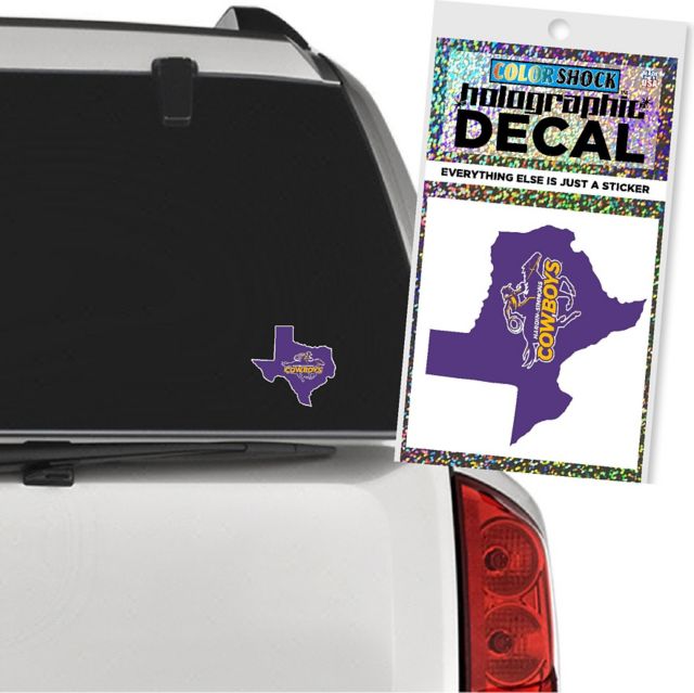 Hardin-Simmons University Cowboys Hologram Decal