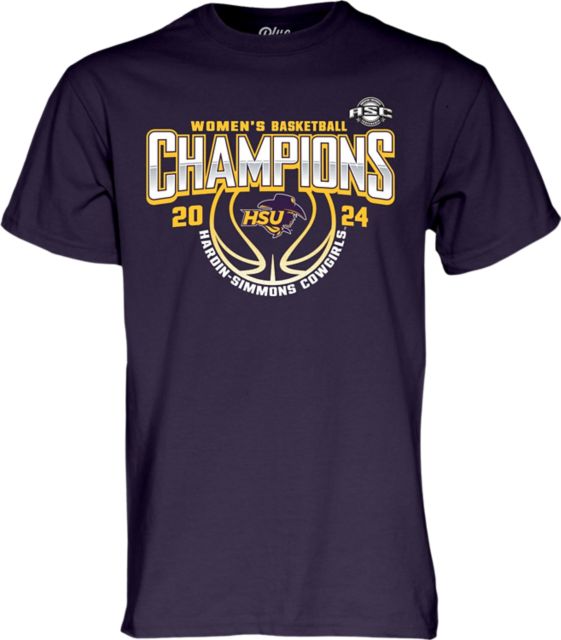 Hardin-Simmons University Women's Basketball 2024 ASC Tournament Champions T-Shirt