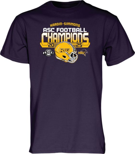 Hardin-Simmons University Cowboys Football ASC Champions 2025 Short Sleeve T-Shirt