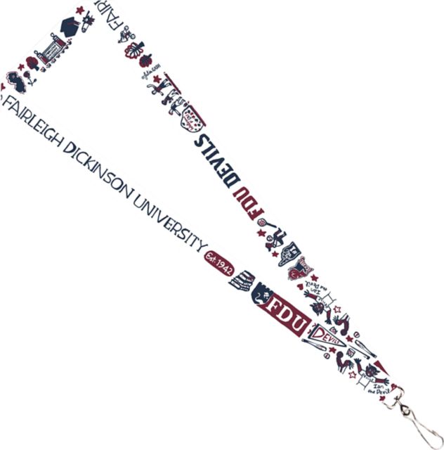 Drew University Julia Gash 3-4'' Satin Lanyard