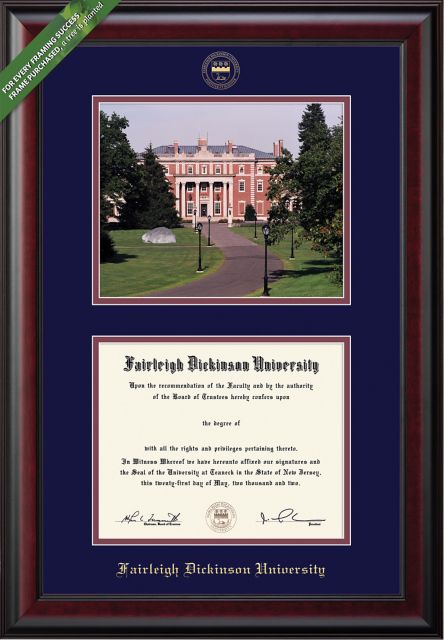 Fairleigh Dickinson University 8.5'' x 11'' Classic Diploma Frame