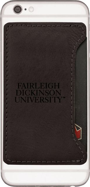 Fairleigh Dickinson University Velour Cell Phone Card Holder