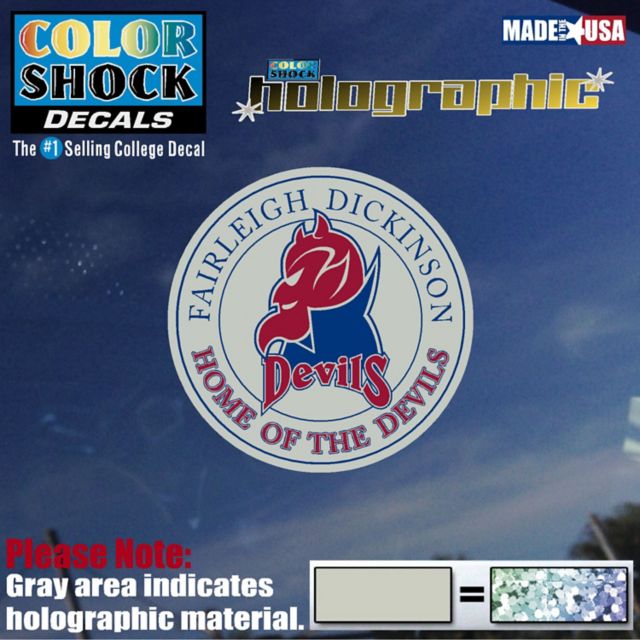 Fairleigh Dickinson University Devils Holographic Decal