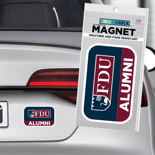 Fairleigh Dickinson University 5.25'' x 3.5'' Alumni  Car Magnet