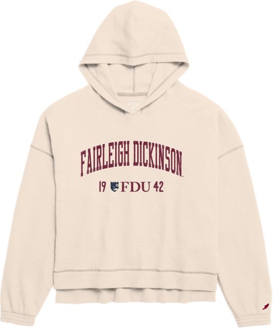Fairleigh Dickinson University Devils Women's Waffle Hooded Sweatshirt