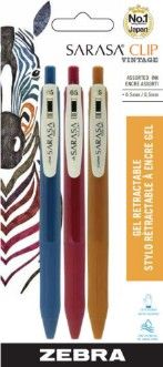 Sarasa Clip Gel Ink 3pk Carded