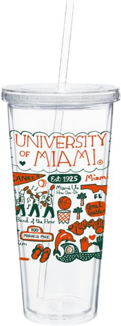 University of Miami 20 oz. Tumbler