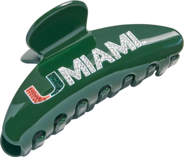 University of Miami Hair Claw Clip