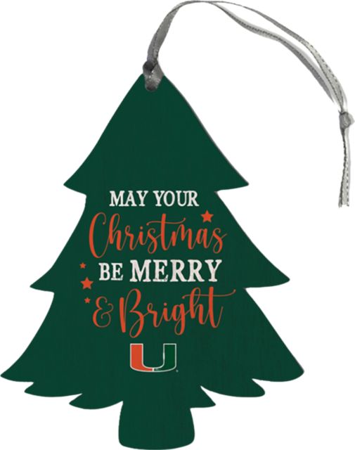 University of Miami Tree Ornament