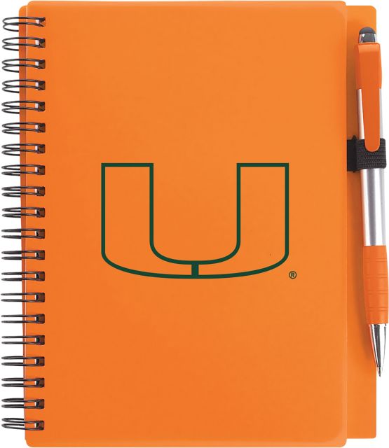 University of Miami 6'' x 7'' Spiral Notebook with Pen