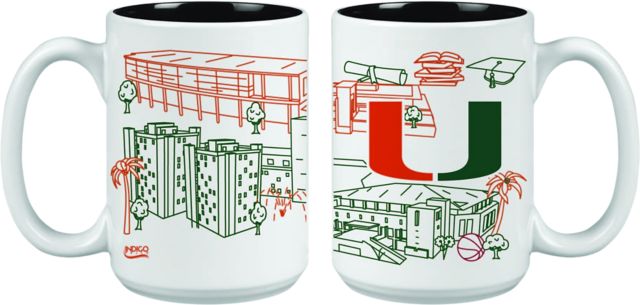 University of Miami 15 oz. Campus Mug