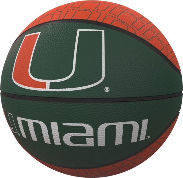 University of Miami Mini Rubber Basketball