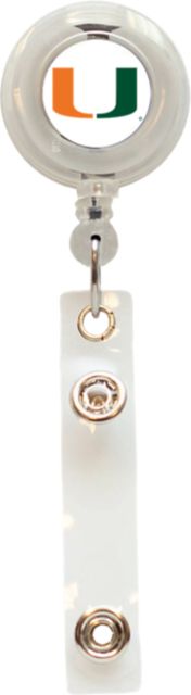 University of Miami Hurricanes Retractable Badge Holder
