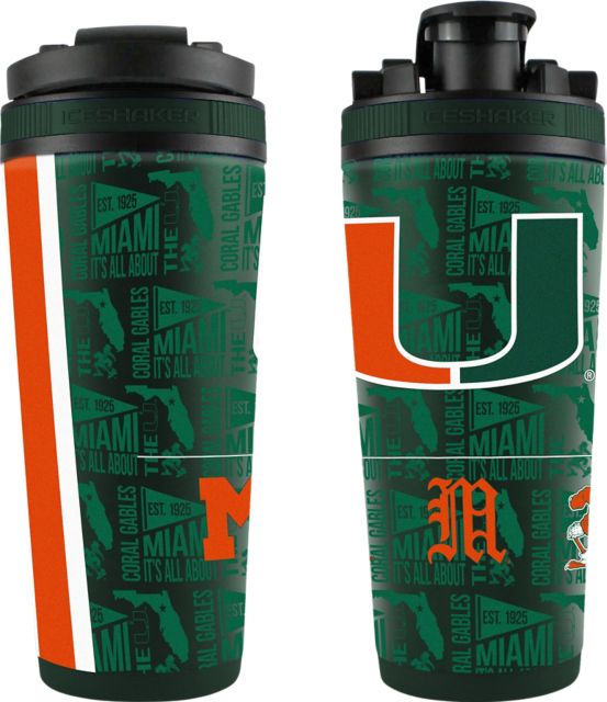 University of Miami 26 oz. Ice Shaker