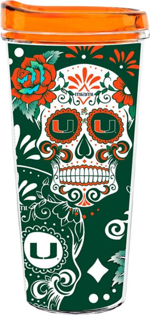 University of Miami Dia De Los Muertos 22oz Tritan Tumbler
