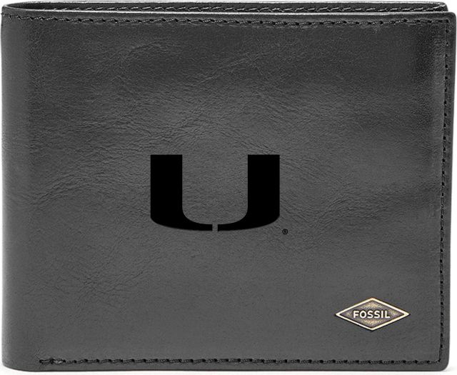 Fossil Leather Ryan RFID Flip ID Bifold - Black - ONLINE ONLY