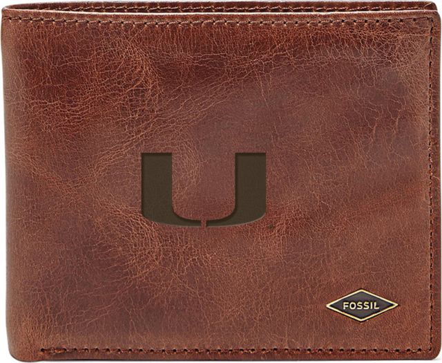 Fossil Leather Ryan RFID Flip ID Bifold - Dark Brown - ONLINE ONLY