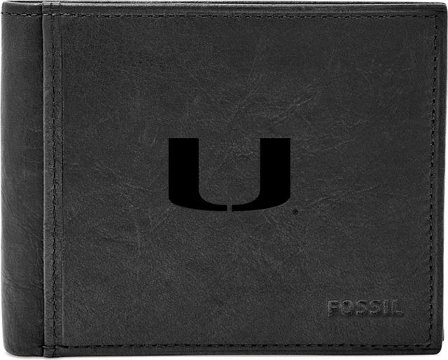 Fossil Leather Ingram RFID Bifold With Flip ID  - ONLINE ONLY