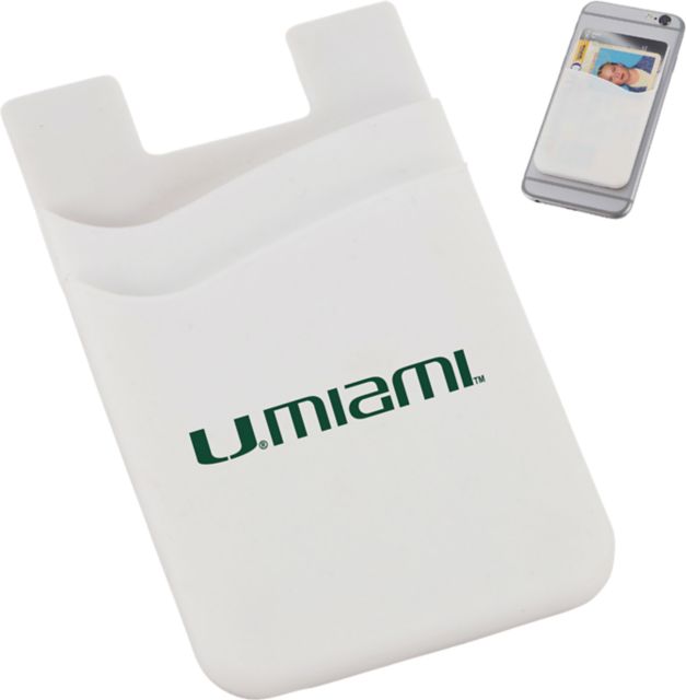 University of Miami Silicone Card Wallet